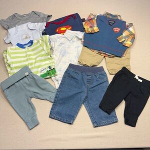 Baby Boy Clothing Bundle - 3 months - 11 pieces